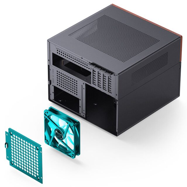 Jonsbo N4 NAS Enclosure - black - imagine 3