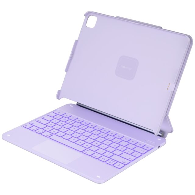 Case Typecase Edge + with keyboard for  iPad Air 13" 2024/2025 light purple - imagine 10