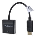 Lanberg AD-0007-BK video cable adapter 0.1 m DisplayPort DVI-D Black - imagine 4