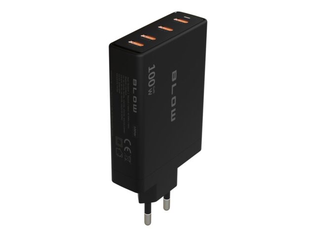 Wall charger USB-Cx4 PD 100W GAN black - imagine 4