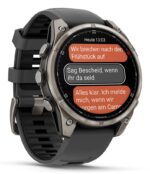Garmin fenix 8 Pro 3.56 cm (1.4 ) AMOLED 47 mm Digital 454 x 454 pixels Touchscreen Graphite  Titanium Wi-Fi GPS (satellite) - imagine 3