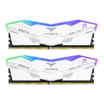 RAM TeamGroup T-Force Delta DIMM 32GB Dual-Kit DDR5-6000 CL30 - RGB White