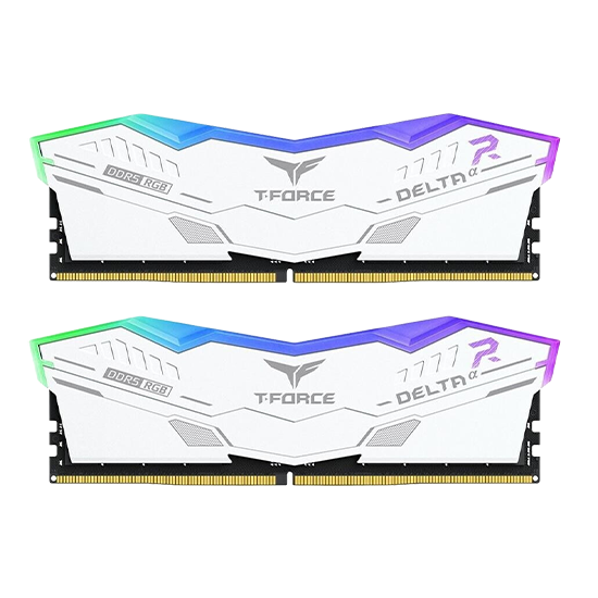 cps-deb3652ad10ba50b741022013df9fb17-2026-03-30-06-49-34 RAM TeamGroup T-Force Delta DIMM 32GB Dual-Kit DDR5-6000 CL30 - RGB White - imagine 1