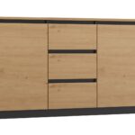 Topeshop 2D3S ANT/ART BA KPL chest of drawers