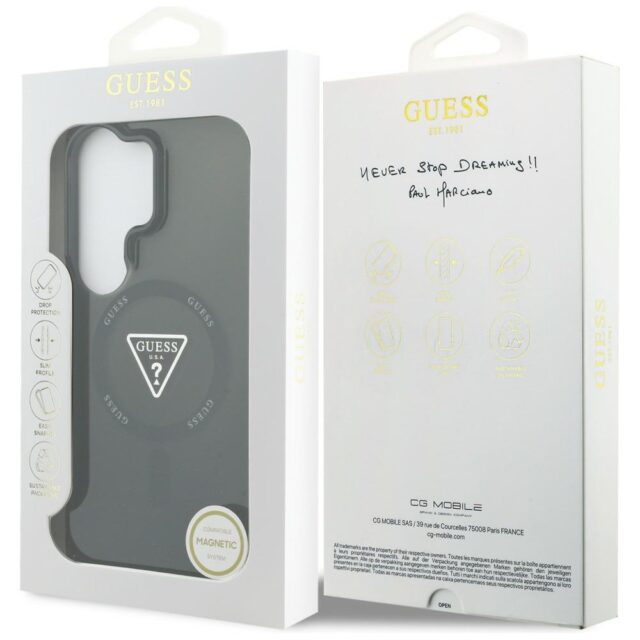 Case Guess IML Gradient Triangle MagSafe for Samsung Galaxy S26 Ultra black - imagine 8