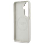 Case Guess Rhinestone Round Logo MagSafe for Samsung Galaxy S26 Plus beige - imagine 7
