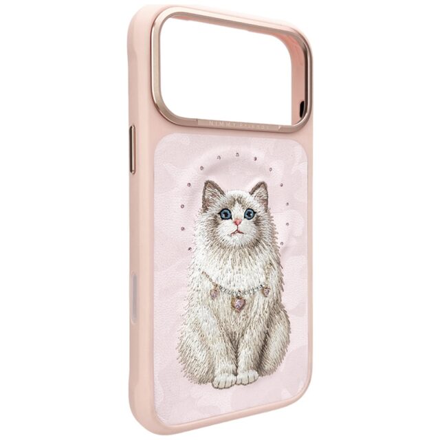 Etui Nimmy Lucky Fashion Cat MagSafe do   iPhone 17 Pro Max różowy - imagine 3