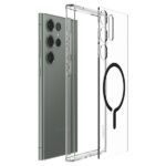 Spigen Ultra Hybrid Sam S23 Ultra S918onetap ring magsafe czarny/black ACS05621 - imagine 3