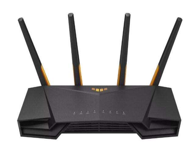 ASUS TUF-AX4200 wireless router Gigabit Ethernet Dual-band (2.4 GHz / 5 GHz) Black - imagine 5
