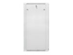 Lanberg wall-mounted installation rack cabinet 19'' 27U 600x600mm gray (glass door) - imagine 4