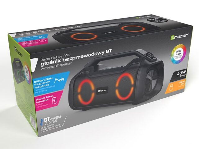 Tracer speakers BigBoy TWS 40W bluetooth black TRAGLO47343 - imagine 9