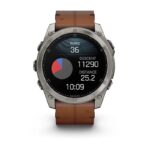 Garmin Fenix 8 3.56 cm (1.4 ) AMOLED 51 mm Digital 454 x 454 pixels Touchscreen Titanium Wi-Fi GPS (satellite) - imagine 7