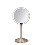 simplehuman ST3010 makeup mirror Freestanding Round Rose gold