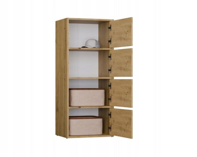 ALMA CHEST OF DRAWERS  ANTHRACITE/ARTISAN OAK - imagine 4