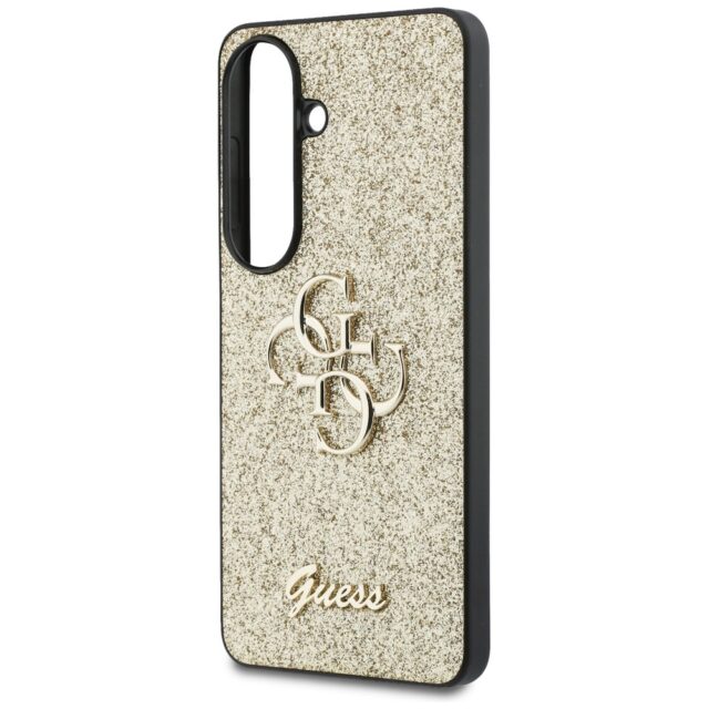 Case Guess Fixed Glitter Big 4G Metal    Logo for Samsung Galaxy S26 gold - imagine 6