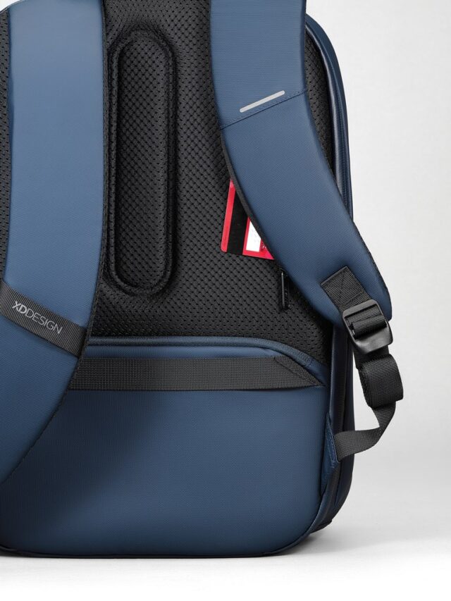 XD DESIGN ANTI-THEFT BACKPACK BOBBY EDGE NAVY P/N: P706.2505 - imagine 7