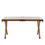 Folding camping garden table DREVO 90cm - imagine 3