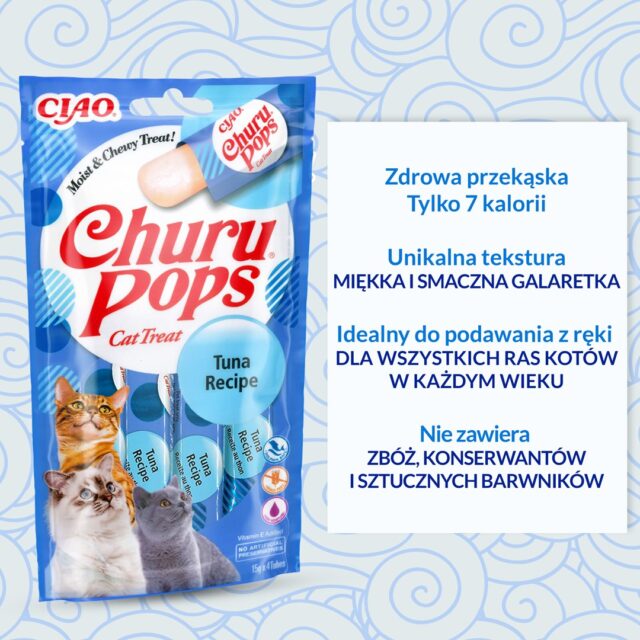 INABA Churu Pops Tuna - Cat treats - 4x15 g - imagine 4