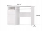 PORTO Left Desk  White - imagine 7