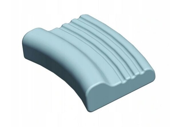 Contoured pillow made of memory foam AT03002 - imagine 3