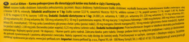 JOSERA JosiCat Kitten - dry cat food - 10 kg - imagine 3