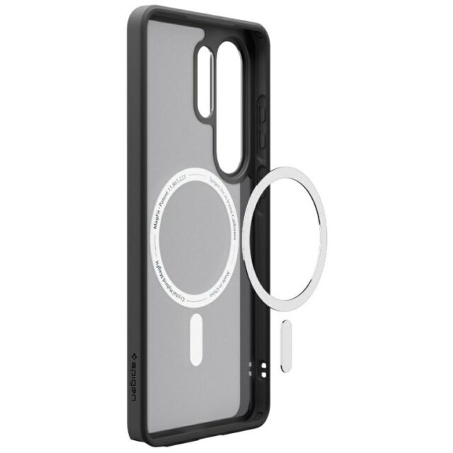 Spigen Ultra Hybrid Mag MagSafe case for Samsung Galaxy S26 Ultra frost black - imagine 4