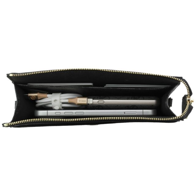 Torebka Guess 4G Big Logo kopertówka na   telefon czarny - imagine 6