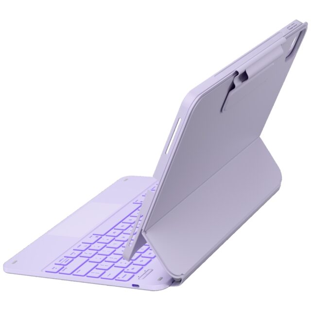 Case Typecase Edge + with keyboard for  iPad Air 13" 2024/2025 light purple - imagine 7