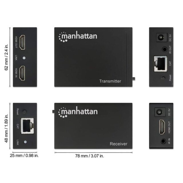 Manhattan HDMI over Ethernet Extender - imagine 7