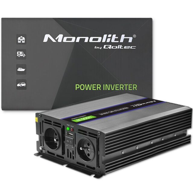 Qoltec Przetwornica napięcia Monolith 4000 MS Wave | 12V na 230V | 2000/4000W | USB - imagine 8