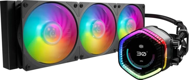 Cooler Master MasterLiquid 360 ION Processor All-in-one liquid cooler 12 cm Black 1 pc(s) - imagine 2