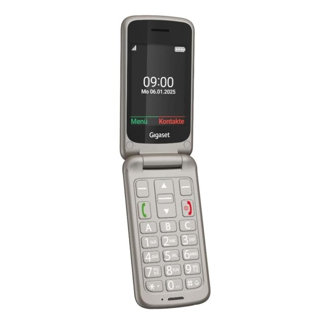 Gigaset GL595 7.11 cm (2.8 ) 114 g Grey Senior phone - imagine 9