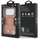 Etui BMW M IML Shockproof Metal Logos     MagSafe do iPhone 17 Pro Max pomarańczowy - imagine 8