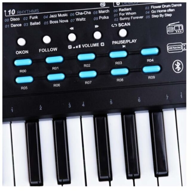 SUPRIMO 605 UFB - keyboard with microphone for learning to play  designed for children - imagine 7