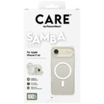 Case CARE by PanzerGlass Fashionable Samba w. White MagSafe for iPhone Air transparent - imagine 5