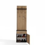 Topeshop DUO WIESZAK ANT/ART clothing hanger Anthracite  Oak - imagine 10