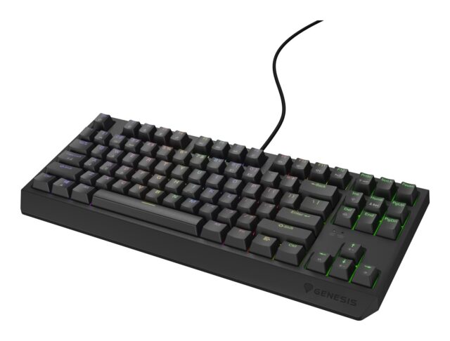 GENESIS Thor 230 TKL keyboard Gaming USB QWERTY US English Black - imagine 7