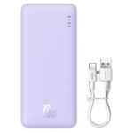 Baseus Airpow - 20 000 mAh 20W power bank (purple)