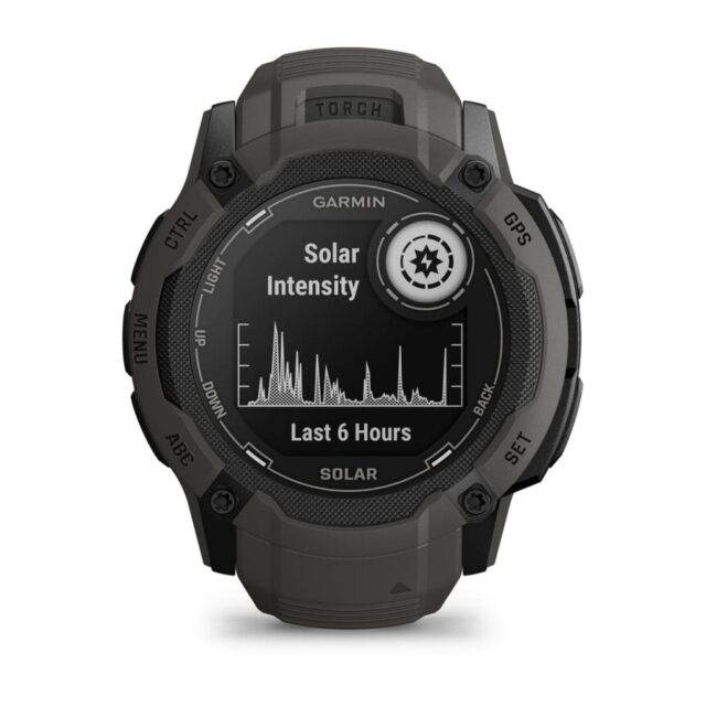Garmin Instinct 2X Solar 2.79 cm (1.1 ) MIP 50 mm Digital 176 x 176 pixels Touchscreen Graphite GPS (satellite) - imagine 2