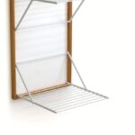 ARREDAMENTI KORAL Wall-mounted drying rack - 98 x 69 cm  Brown