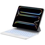 Case Typecase Edge with keyboard for iPad  Pro 13" 2024/2025 white - imagine 3