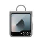 EF-PF741TJE Samsung Silikonový Kryt s Kroužkem pro Galaxy Z Flip 6/7 FE Gray (Pošk. Balení)