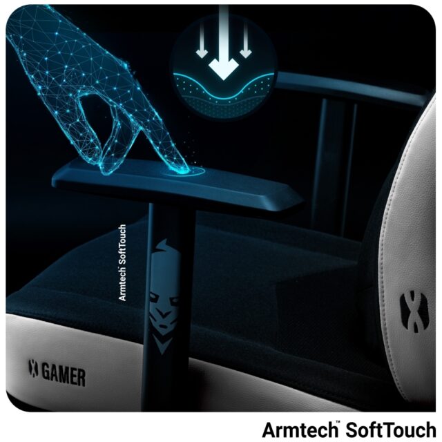 Gaming chair Diablo Chairs X-Gamer 2.0 Normal Size white - imagine 10