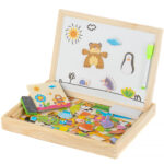 EXTRALINK TOYS TABLICA KREDOWO-MAGNETYCZNA EDUKACYJNA DWUSTRONNA - imagine 3