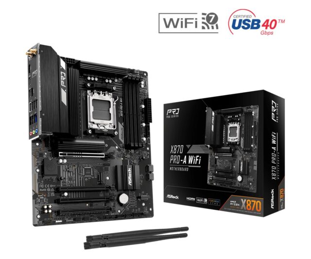 Asrock X870 Pro-A WiFi AMD X870 Socket AM5 ATX - imagine 2
