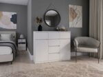 MALWA 2D6S WHITE CHEST OF DRAWERS - imagine 7