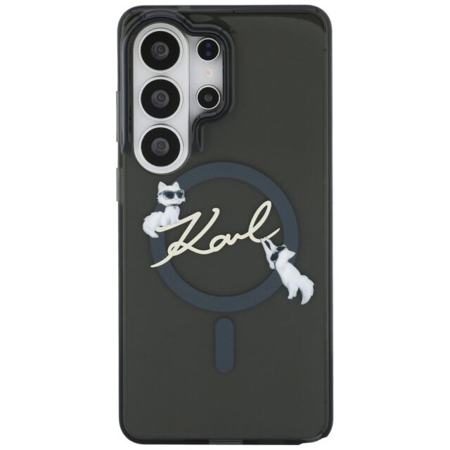 Case Karl Lagerfeld IML KC Script        MagSafe for Samsung Galaxy S26 Ultra black - imagine 4