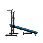 REBEL ACTIVE Adjustable straight training bench with stands - imagine 2