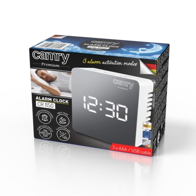 CAMRY CR 1150w LED Alarm Clock - imagine 8