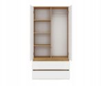 MALWA SS-90 wardrobe  artisan oak/white - imagine 5